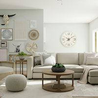 Furnished living room interior, the kind of scene built with the 3D furniture library